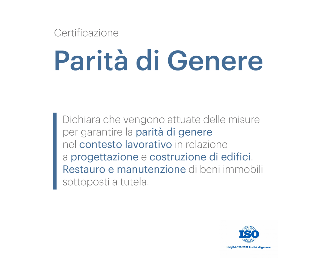 CERTIFICAZIONE DELLA PARITÀ DI GENERE